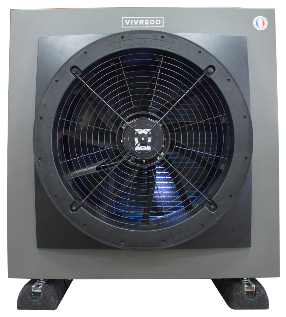 modern compact air water heat pump